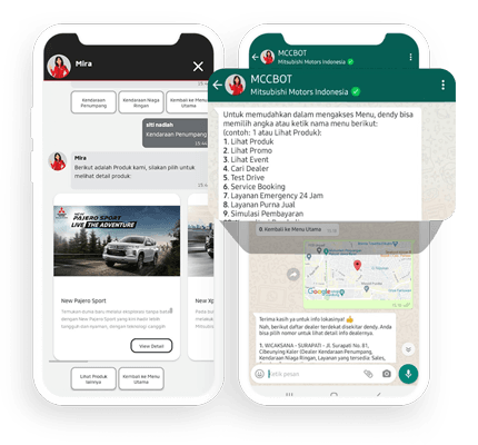 Mitsubishi Mira Chatbot main image
